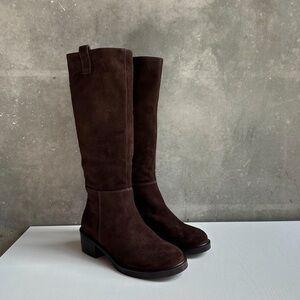Matisse Brown Suede Angelo Riding Boots
